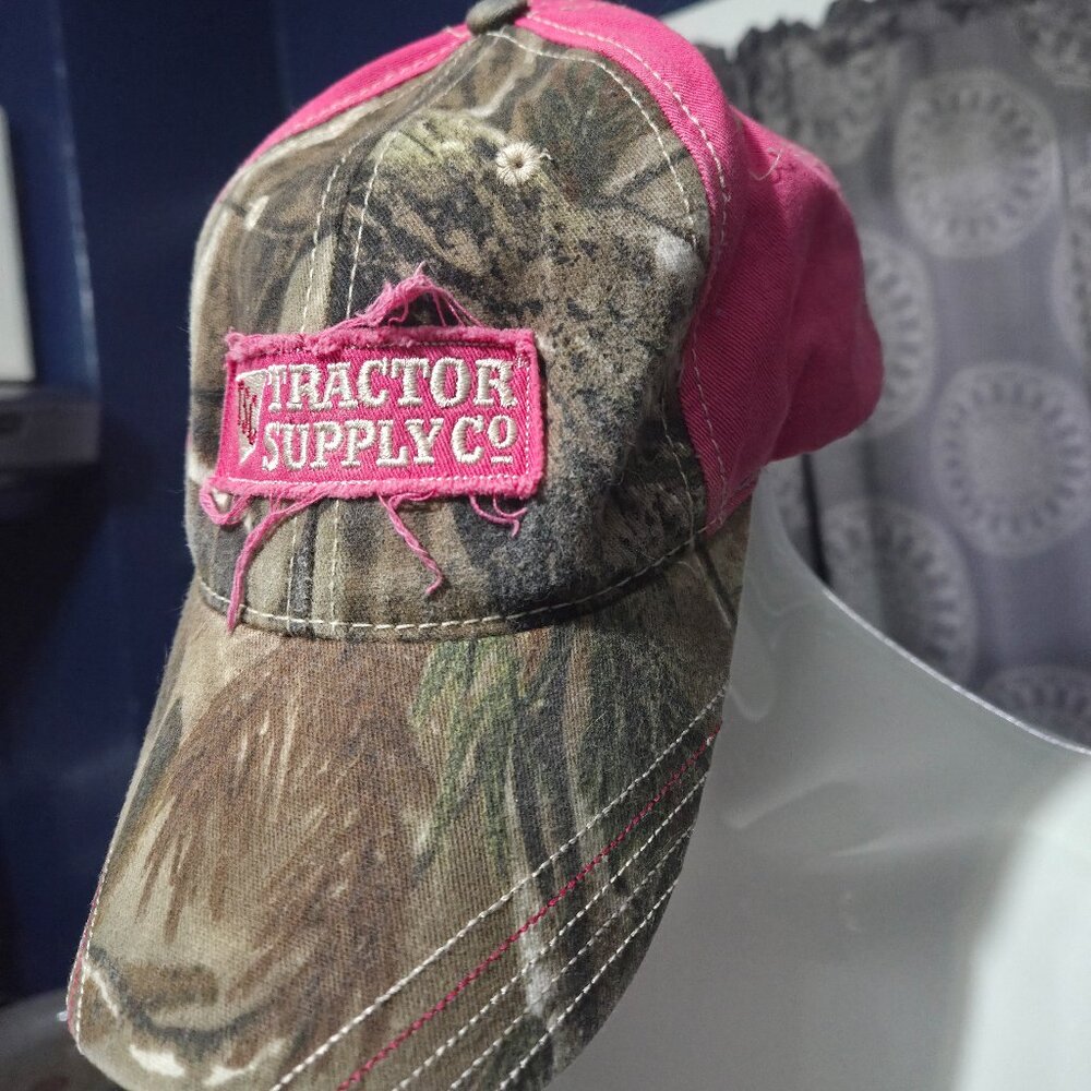 Tractor Supply Pink and Camo Hat